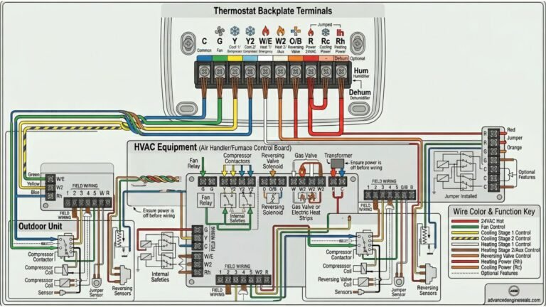 Thermostat Wiring: Complete Guide with Color Codes, Diagrams