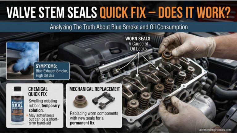 Bad Valve Stem Seals Symptoms vs. Worn Piston Rings
